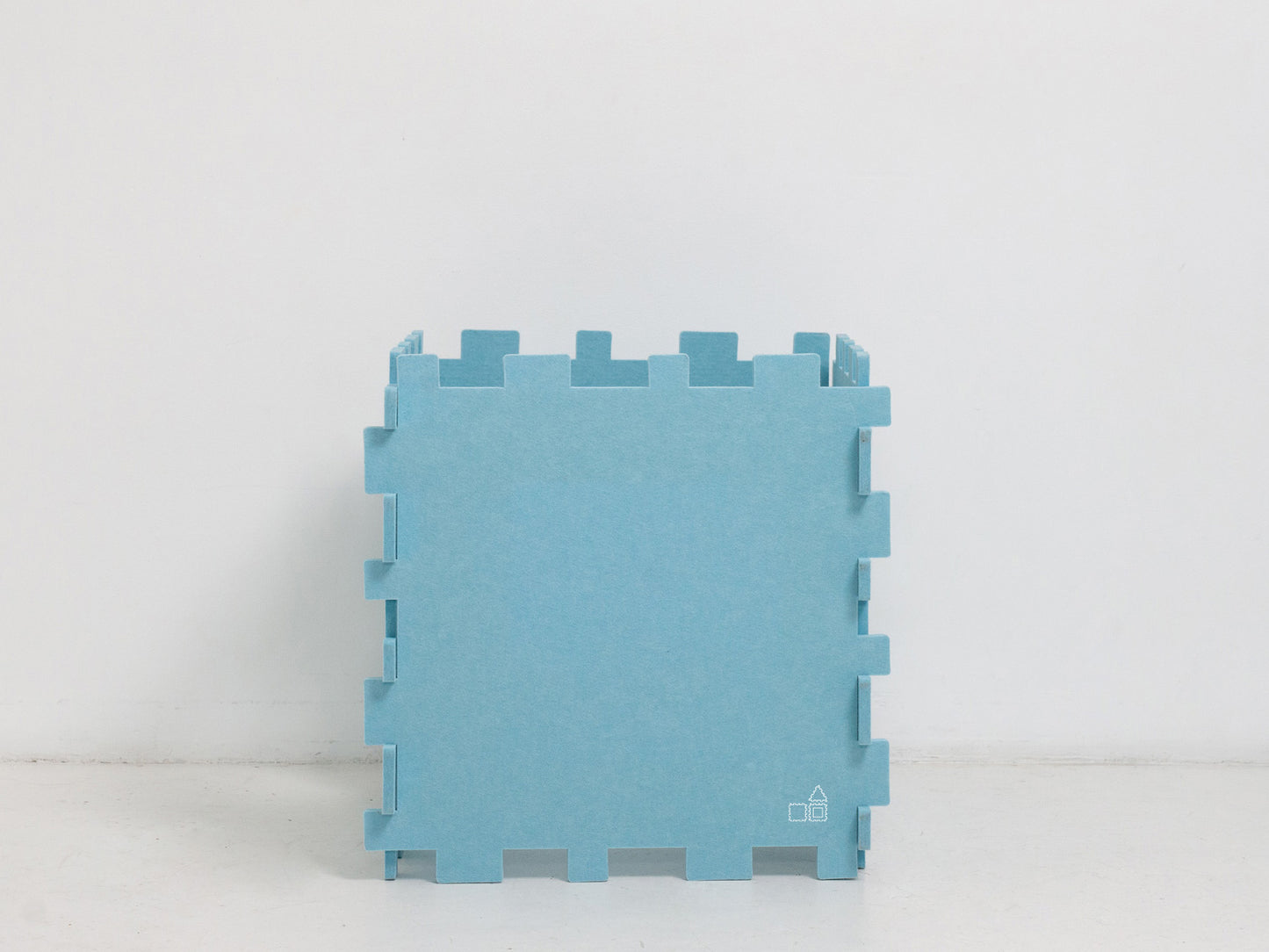 Sky Blue Fuzzy Forts Cube